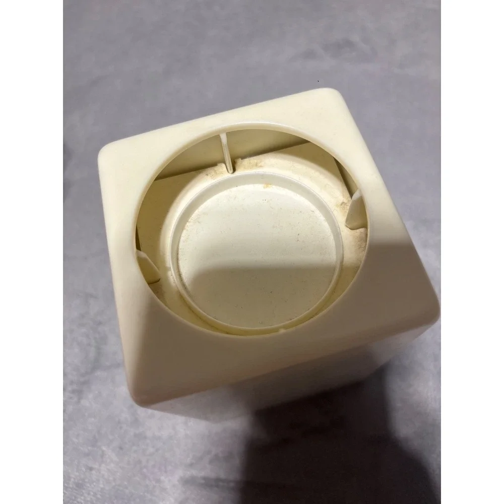 VTG Dixie Cup Bathroom Countertop Pop Up Dispenser Solid White 3 oz Cup Size
